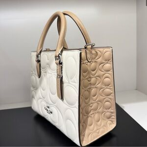 Coach MAGGIE COLOR BLOCK Tote Bag